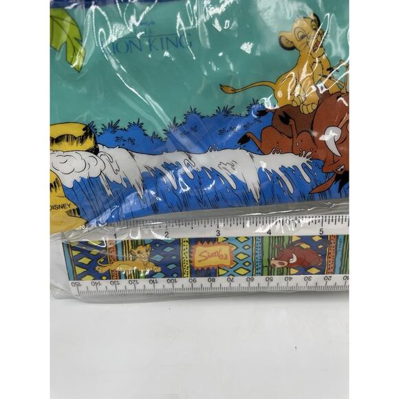 Vintage Disney The Lion King Study Kit Pencil Case Pencil Eraser Sharpener Ruler - Picture 3 of 7